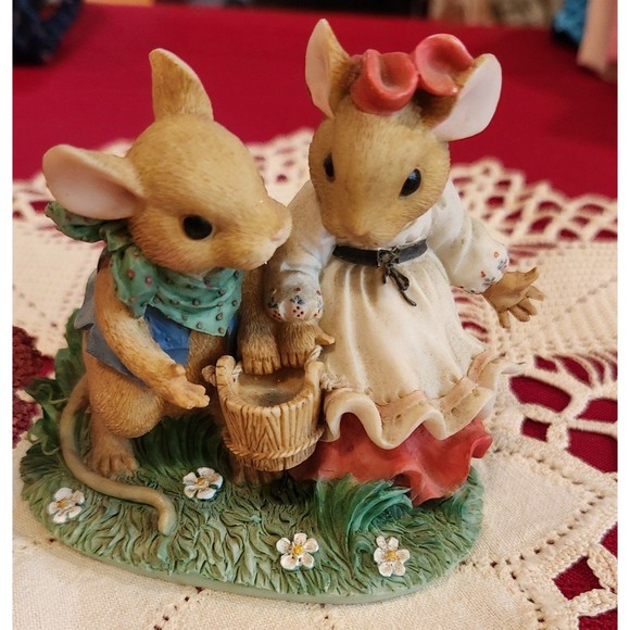 Mouse Tales Figurine ENESCO Jack & Jill Numbered Signed - Picture 1 of 10
